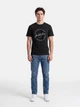 Футболка хлопковая длинная мужская Jack & Jones 12294514 5XL Black (5715831684484) - изображение 2