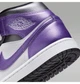 Кроссовки женские Jordan 1 Mid Se Violet/White 39 HJ5911-105 - изображение 8