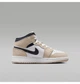 Кроссовки детские Jordan 1 Mid Beige/White 38.5 DQ8423-153 - изображение 3
