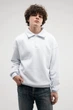 Світшот – Поло чоловічій White 8XL - зображення 1