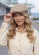 Женская кепка-хулигана из денима 929-030 мокко - изображение 1