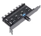 Реобас PCI FanHub на 8 вентиляторов (4-pin PWM/3-pin), MOLEX питания, внутренний контроллер кулеров ПК - изображение 3
