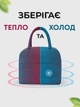 Термосумка для еды синяя - изображение 4