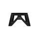 Розкладний стілець Tribe Camp Chair Low black T-EF-0001-black - зображення 3