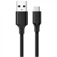 Кабель Ugreen US184 USB 3.0 to USB Type-C Male (2m) Black (20884) - зображення 3