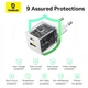 Сетевое зарядное устройство для Baseus Palm Fast Charger 30W Type-C+USB White (P1011160A213-00) - изображение 2