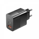 Сетевое зарядное устройство для Essager Pinchen 33W USB A + Type-C Black (ECTAC-PCB01-P) - изображение 2