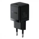 МЗП Baseus Palm Fast Charger Type-C 20W (With Cable Type-C to Type-C 60W 1m) black - зображення 1