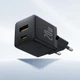 МЗП Baseus Palm Fast Charger Type-C+USB 20W black - зображення 5