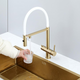 Кухонний змішувач Fabiano FKM 3130 Light Gold 8231.403.1933 - изображение 6