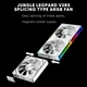 Комплект із трьох вентиляторів Jungle Leopard Splice Type ARGB PC UNI з послідовним підключенням 120 мм V2RS білий (my-18031) - изображение 2