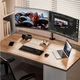 Настільне кріплення ErGear Dual Monitor Stand EGCM1 для монітора, для 2 екранів розміром до 32 дюймів, чорний (my-13127) - изображение 6