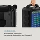 Мобільна акустична система динамік, караоке Auna Moving 80.1 LED PA, USB SD BT AUX 10033255 (my-5051) - зображення 9