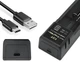 Зарядное устройство TC1 для Li-Ion 21700 18650 26650 Type-C USB 2A зарядка Черный - изображение 2