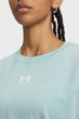 Жіноча блакитна футболка UA Rival Boxy Tee Wash Under Armour LG 6011065-425 - изображение 3