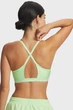 Жіночий салатовий топ Crossback Low Bra Under Armour MD 1386424-712 - зображення 3
