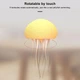 RGB лампа ночник медуза, декоративный светильник с эффектом воды, настольная LED лампа с подсветкой, ночник с движением - изображение 9