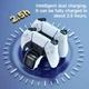 Зарядная станция для PS5 DualSense Aolion док станция для двух геймпадов быстрая зарядка подставка белый - изображение 5