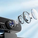 Веб-камера Full HD Q8, с микрофоном, камера для компьютера USB, webcam для стрима и онлайн занятий, для ПК1080p - изображение 9