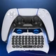 Клавиатура для геймпада PS5 DualSense Bluetooth chatpad с динамиком и аудио разъемом 3.5 мм белый - изображение 2