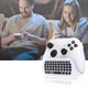 Клавиатура для геймпада PS5 DualSense Bluetooth chatpad с динамиком и аудио разъемом 3.5 мм белый - изображение 4