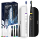 Набор электрических зубных щеток PECHAM Black and White Travel Set PC-084 (5630-43233) - изображение 2
