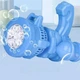 Детский пулемет генератор мыльных пузырей от батареек Bubble machine toy 2053407 голубой. - изображение 1