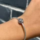 Срібна бусина Pandora Корона королеви з рожевим камнем 790763C01 - зображення 3