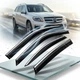 Дефлектори вікон вітровики Benke для Mercedes-Benz GL400 GL ML-Class (W166) 2014-2017 Молдинг Нержавіюча сталь 3D (BBZGL4023-W/S) - изображение 1