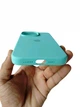 Чехол силиконовый Full Cover для iPhone 12 12 Pro защита камеры голубой Sea Blue - изображение 4
