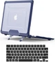 Накладка TPU PC для MacBook Pro 14 дюймов 2021 2023 2024 2025 Navy с подставками и защитой от ударов - изображение 4