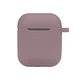Силіконовий футляр з карабіном для Airpods 1 2 колір 55.Pine green розмір 80х90х30 мм - зображення 5