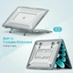 Накладка TPU PC Hex Shield для MacBook Pro 16 дюймів 2024 2023 2021 сірий - зображення 8
