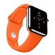 Ремешок для Apple Watch силиконовый двухчастный 38 40 41 мм оранжевый - зображення 7