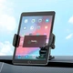 Автомобільний тримач Hoco CA120 для планшетів 4.7-10 дюймів чорний ABS силікагель - зображення 7