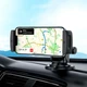 Автомобільний тримач Hoco CA120 для планшетів 4.7-10 дюймів чорний ABS силікагель - зображення 8