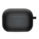 Силіконовий футляр з мікрофіброю для AirPods 3 чорний з карабіном - зображення 6