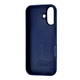 Чохол силіконовий Silicone Case Full Cover для iPhone 17 із захистом камери з мікрофіброю всередині темно-синій - зображення 3