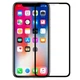 Захисне скло 5D для iPhone XS Max чорне максимальний захист від потертостей і відколів - зображення 2