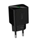 Зарядний пристрій Hoco CS84A 30Вт USB-C USB-A чорний з цифровим дисплеєм для смартфонів і планшетів - зображення 7