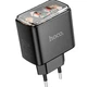 Зарядний пристрій Hoco CS43A 45Вт 2 порти USB Type-C чорне для швидкого заряджання пристроїв - зображення 5