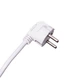 Мережевий фільтр подовжувач 6 розеток 4 USB 1 Type-C 3 м 2500 Вт білий термостійкий ABS F06U - зображення 6