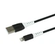 Кабель USB Lightning 1м 2.4А чорний Hoco X82 для заряджання пристроїв Apple - зображення 4