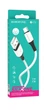 Кабель USB Type-C 3A 1м силіконовий білий для заряджання та синхронізації Borofone BX79 - зображення 4