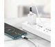 Кабель USB Type-C 3A 1м силіконовий білий для заряджання та синхронізації Borofone BX79 - зображення 8