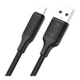 Кабель USB Type-C 3A 1м 30 штук чорний білий блакитний рожевий XO-NB265 - зображення 8