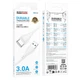 Кабель USB Type-C 3A 1м ПВХ для зарядки и синхронизации Borofone BX121 Белый - изображение 6