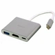 Переходник Hoco HB14 Type-C USB3.0 HDMI PD 67Вт 4К 30Гц алюминий черный - изображение 1