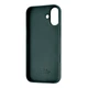 Чехол силиконовый Full Cover для iPhone 16 Plus защита камеры с микрофиброй внутри зеленый Pine Green - изображение 3