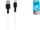 Кабель USB Borofone BX31 Type-C 1м 5А білий силіконовий для заряджання та синхронізації - зображення 6